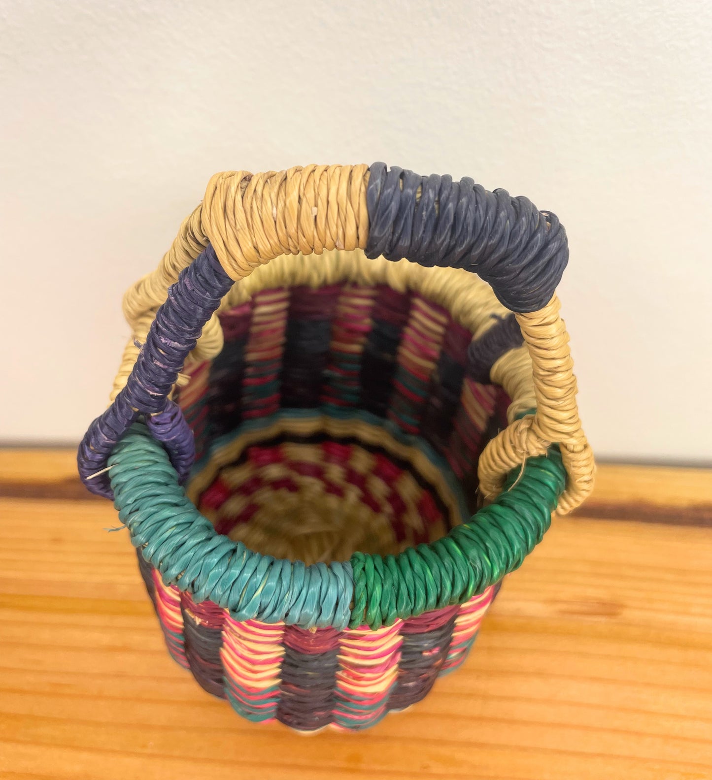 Mini Mini Bolga Round Basket