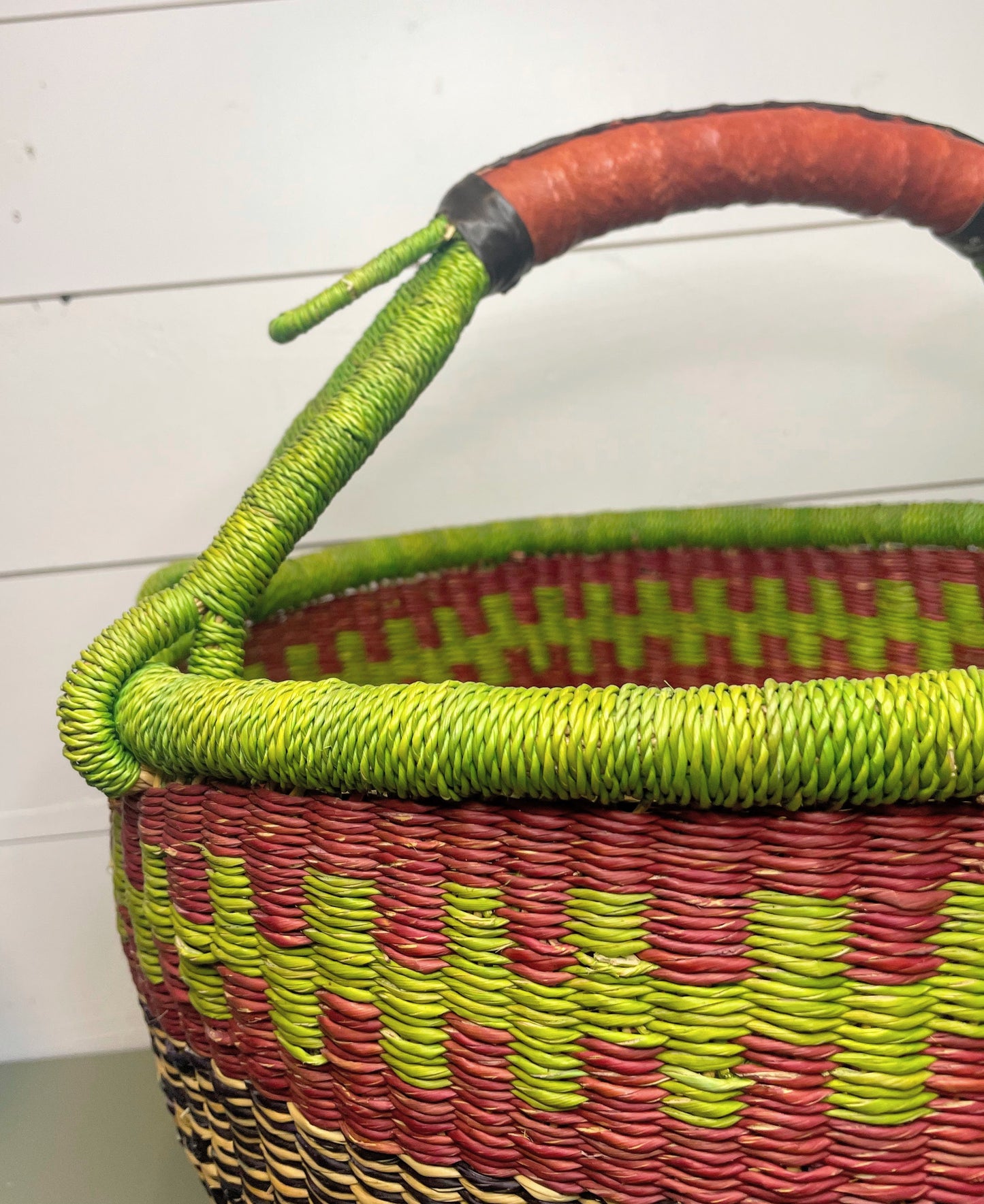 Large Bolga Round Basket