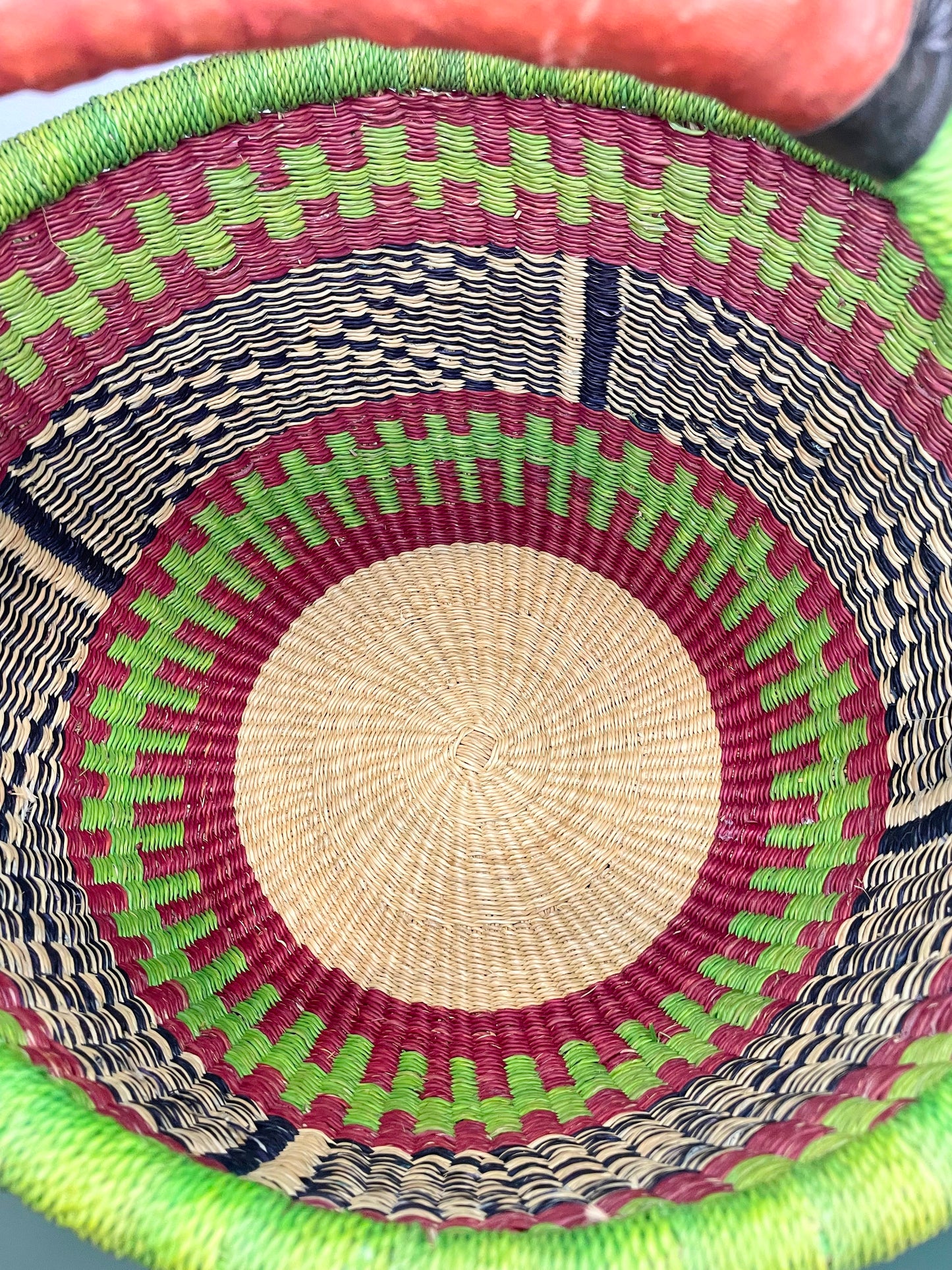 Large Bolga Round Basket