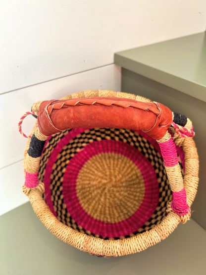 Small Bolga Round Basket