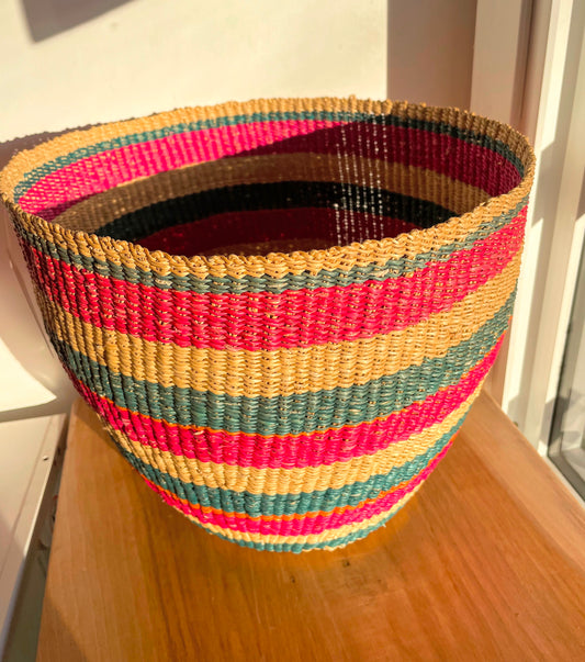 LESS THAN PERFECT SALE: Bolga Planter Basket