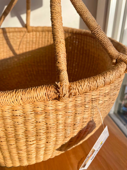 LESS THAN PERFECT: Extra Large Bolga Round Basket