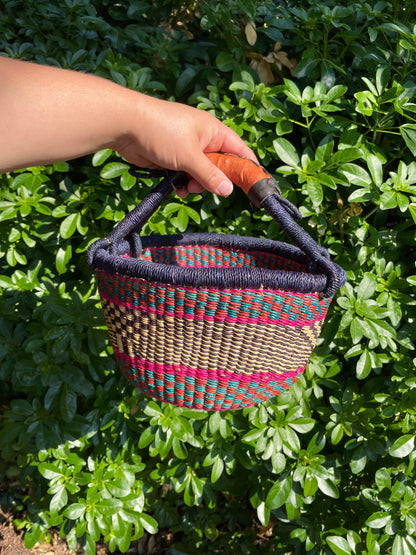 Extra Small Bolga Round Basket