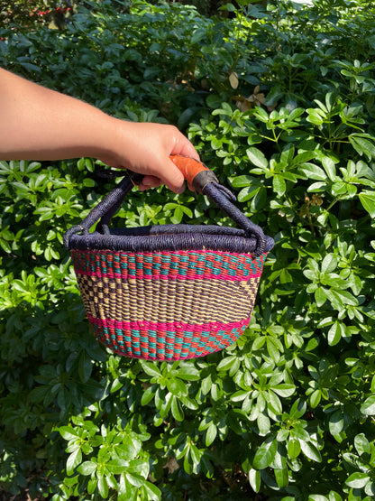 Extra Small Bolga Round Basket