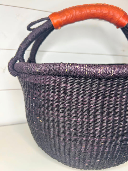 LESS THAN PERFECT: Medium Bolga Round Basket