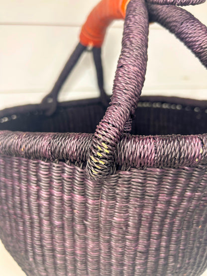 LESS THAN PERFECT: Medium Bolga Round Basket