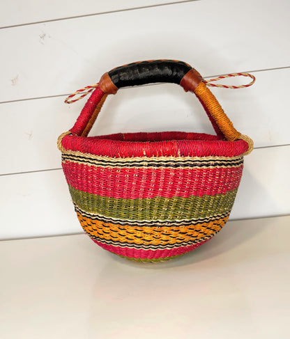 Extra Small Bolga Round Basket