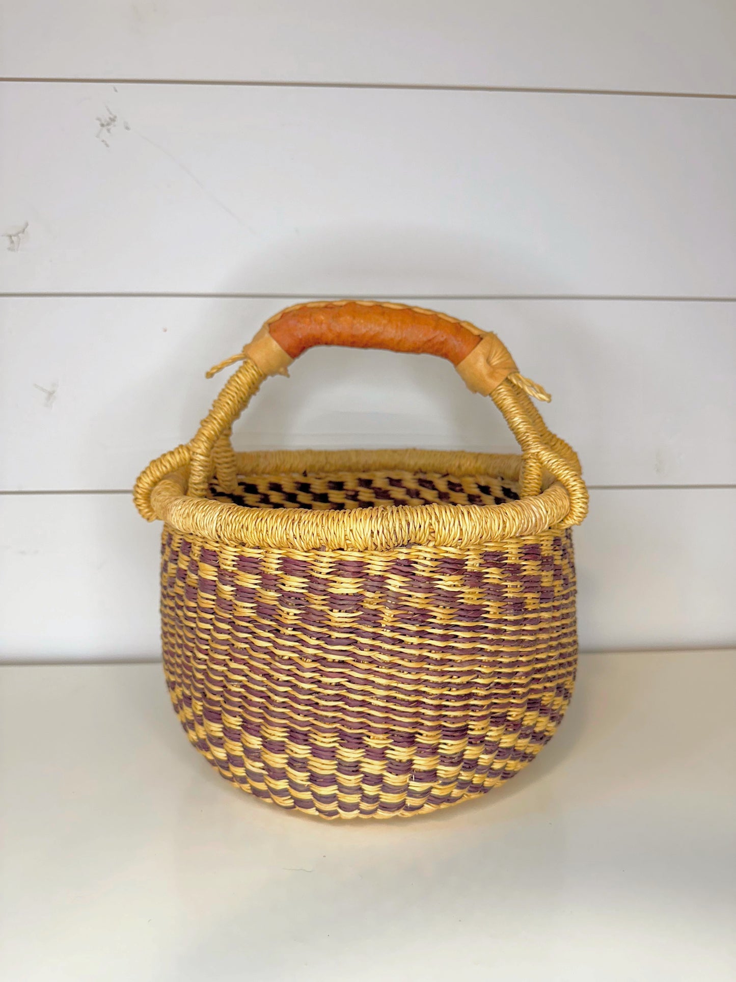 Extra Small Bolga Round Basket