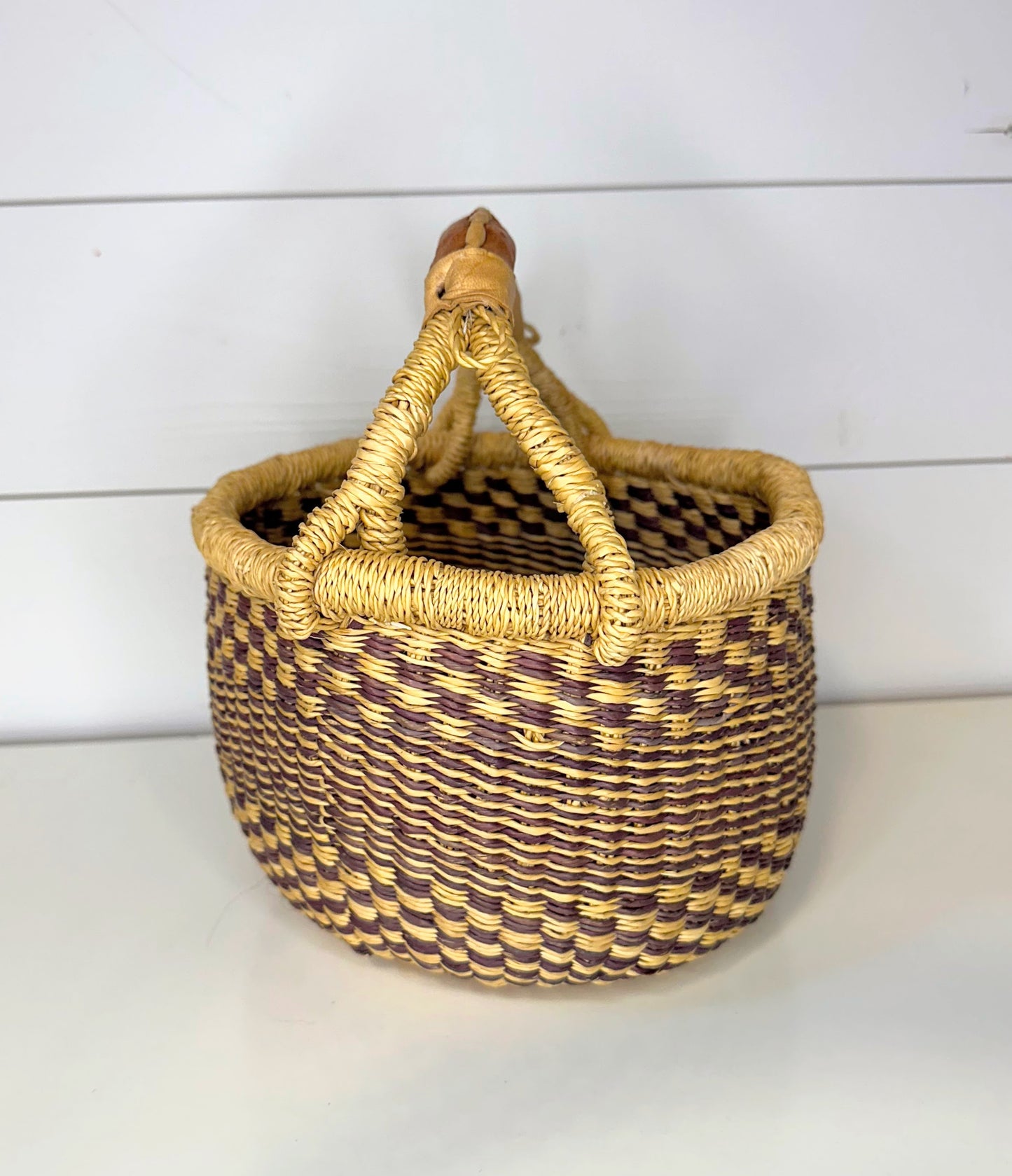 Extra Small Bolga Round Basket