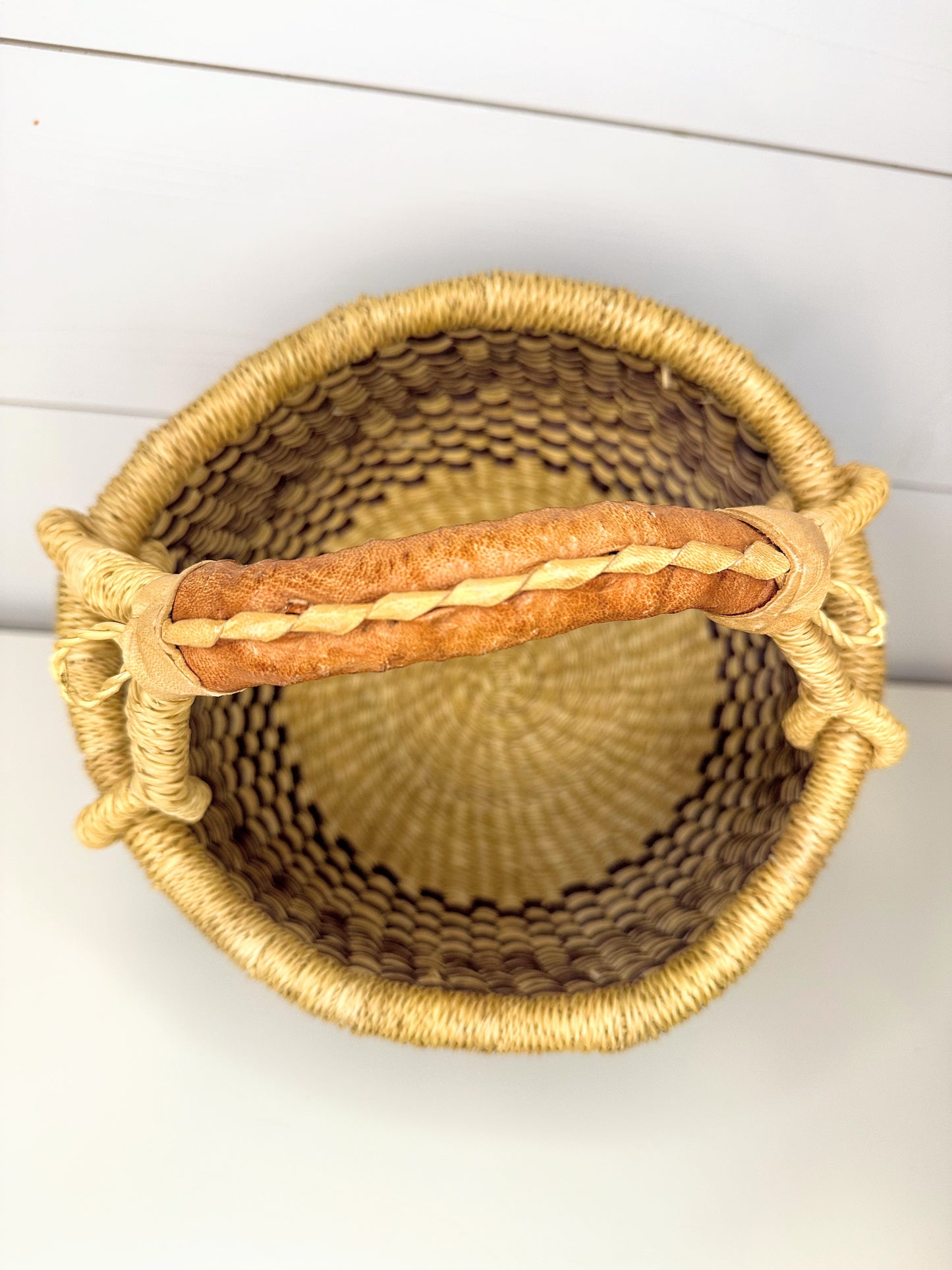 Extra Small Bolga Round Basket