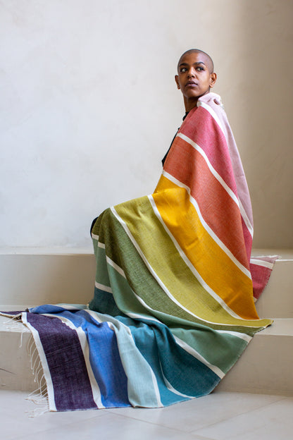 Sabahar-Kalam Handwoven Ethiopian Cotton Beach Towel